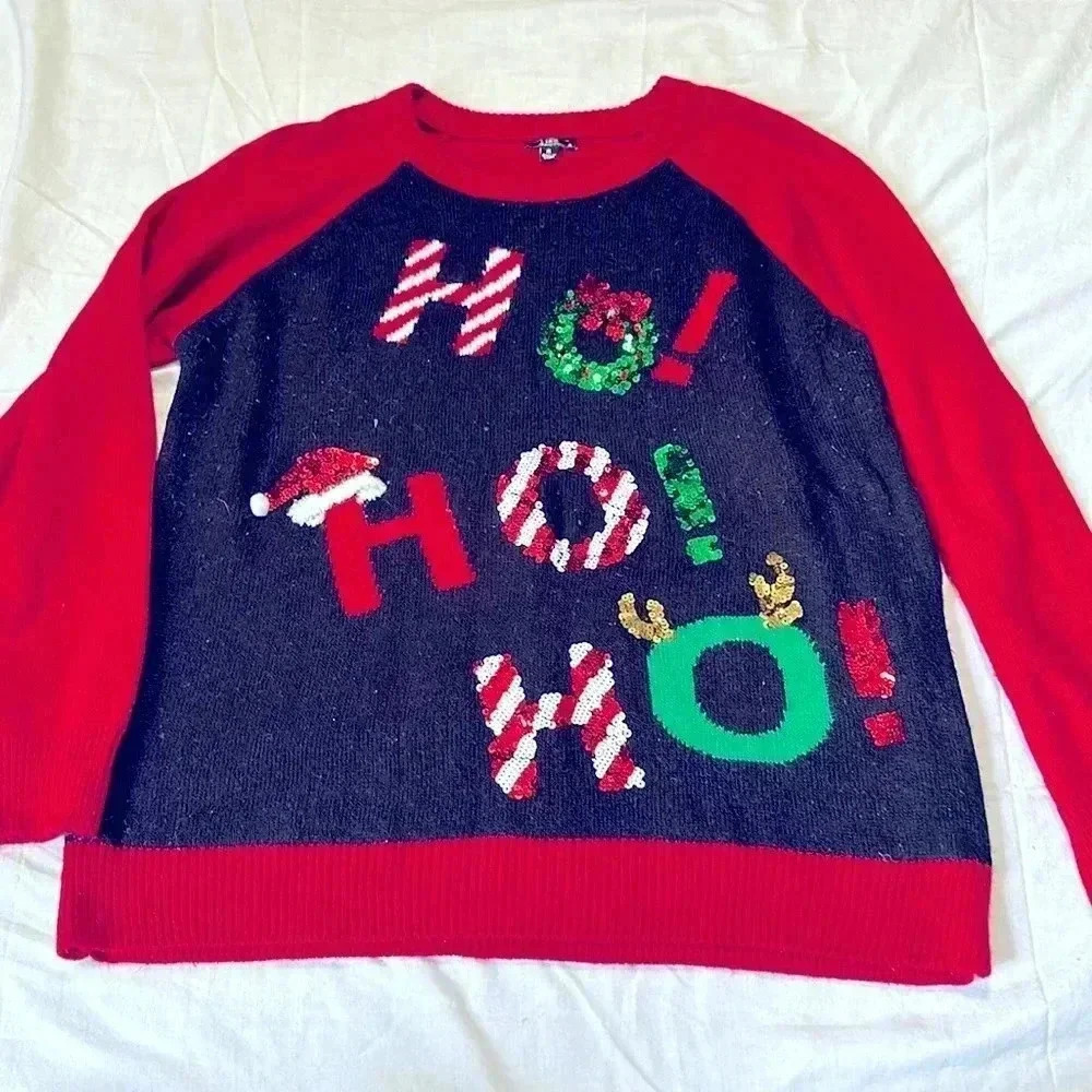 Ugly Christmas Sweater Ho Ho Ho by Lisa international size XL